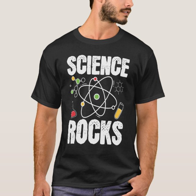 T-shirt Science Rocks Scientifique Chimiste Physicien Biol (Devant)