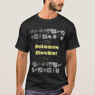 T-shirt Science Roks, énoncé de la conception graphique Ty