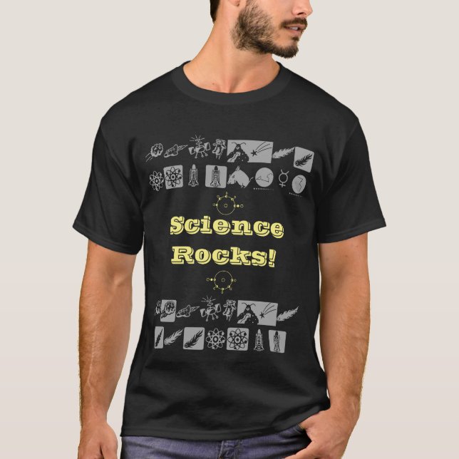 T-shirt Science Roks, énoncé de la conception graphique Ty (Devant)
