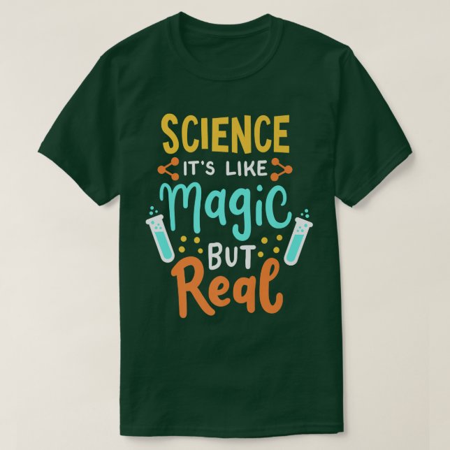 T-shirt Science Scientifique Enseignant Étudiant Chimiste  (Design devant)