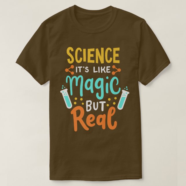T-shirt Science scientist Teacher Student Chemist Physicis (Design devant)