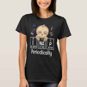 T-shirt Science Sloth I Nap Chimie périodique Bioche
