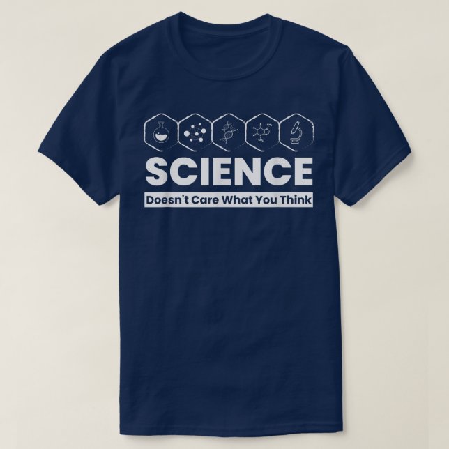 T-shirt Science Soins du patient Ce que vous pensez Enseig (Design devant)