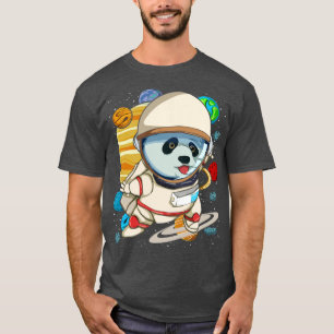 T-shirt Science spatiale Cute Panda Astronaut animal 1