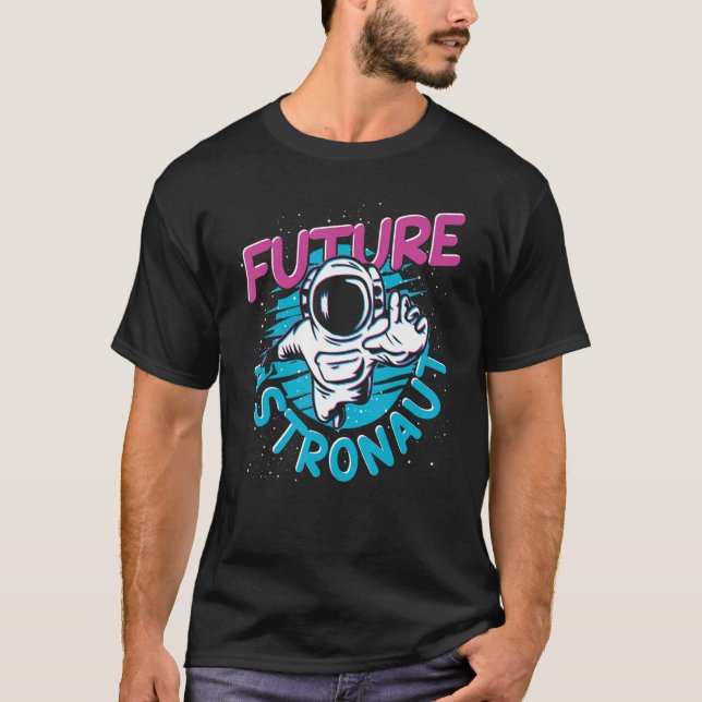 T-shirt Science spatiale Galaxy Kids Space Future Astronau (Devant)