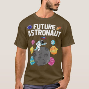 T-shirt Science spatiale Galaxy Lune Atterrissage Planètes