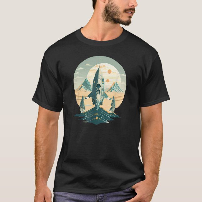 T-shirt Science spatiale vintage (Devant)