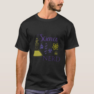 T-shirt Science Symboles Nerd chemise femme