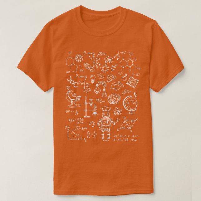 T-shirt Science T Chemise Funny Physique Math Chimie Biolo (Design devant)