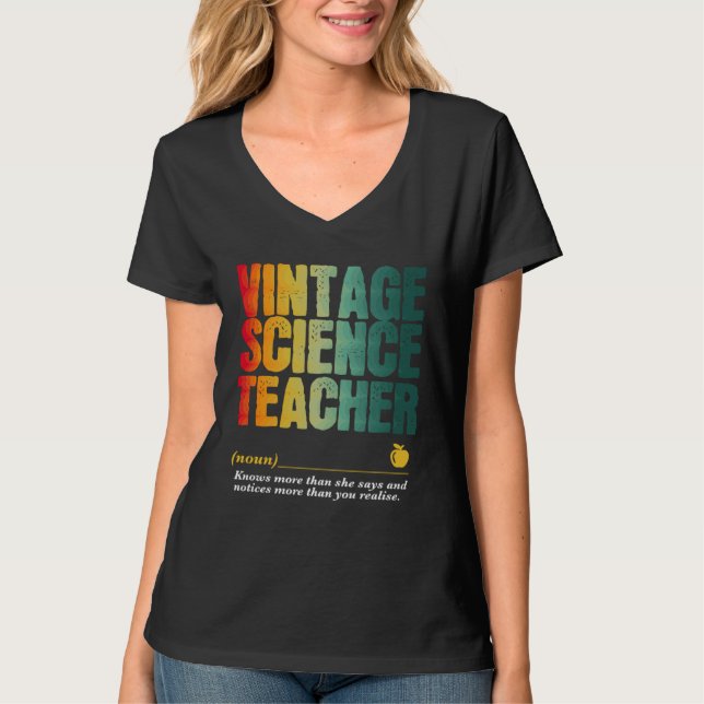 T-shirt Science Teacher Appreciation Week Back to School 2 (Devant)