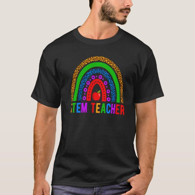T-shirt Science Technologie Génie Math STEM Enseignant R (Devant)