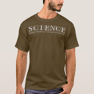 T-shirt Science vs religion T Shirt - Hypothèse, athéisme,
