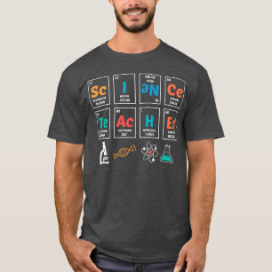 T-shirt Scienceeacher Tableau Périodique Des Éléments Écol