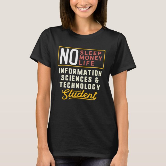 T-shirt Sciences de l'information et technologie Étudiant  (Devant)