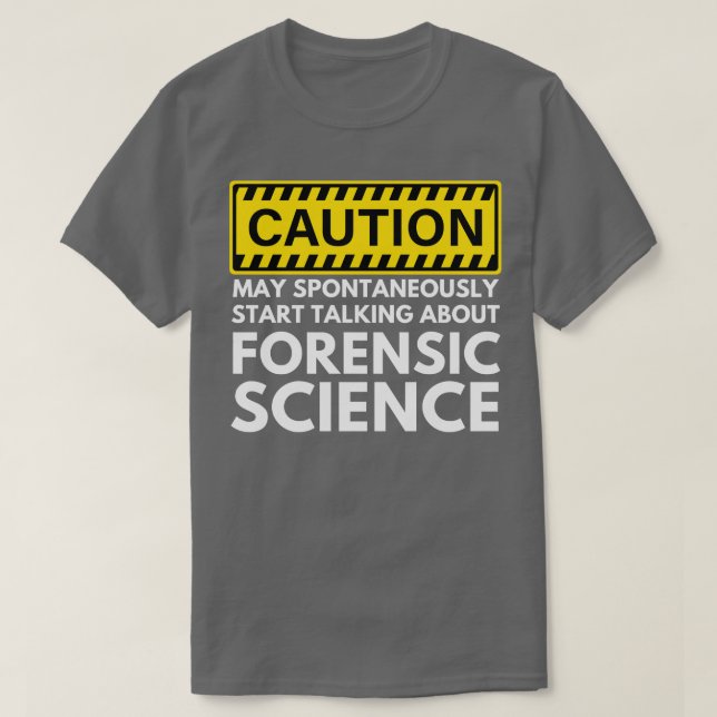 T-shirt Sciences judiciaires 4 (Design devant)