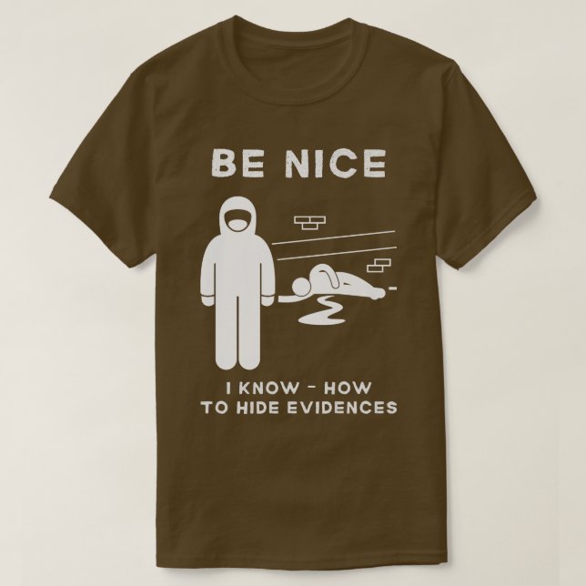 T-shirt sciences judiciaires majors drôle Premium (Design devant)