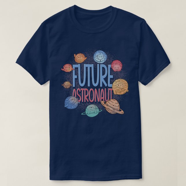 T-shirt Sciences spatiales Univers Planètes spatiales Aven (Design devant)