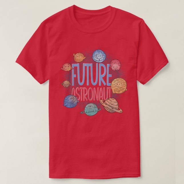 T-shirt Sciences spatiales Univers Planètes spatiales Aven (Design devant)