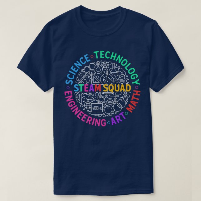 T-shirt Sciences, technologie, génie, art et mathématiques (Design devant)