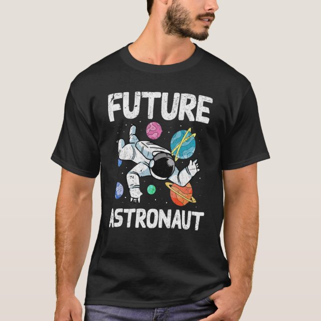 T-shirt Sciences universelles Planètes spatiales Enfants A (Devant)