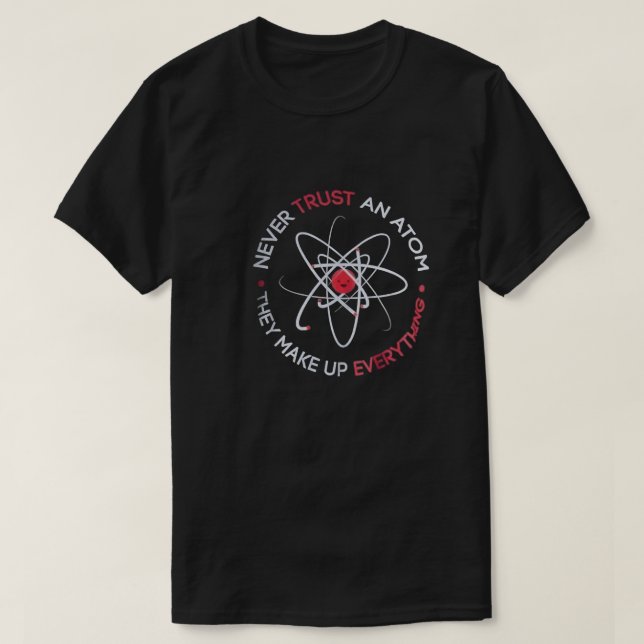 T-shirt scientifique amusant (Design devant)