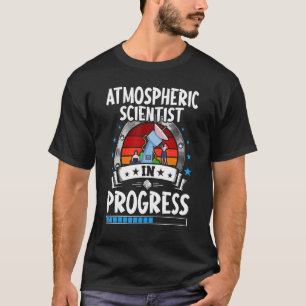 T-shirt Scientifique Atmosphérique En Cours Stagiaire