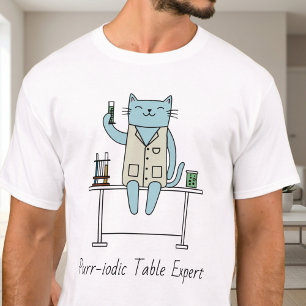 T-shirt Scientifique chat, Chats de chimie, passionnés de