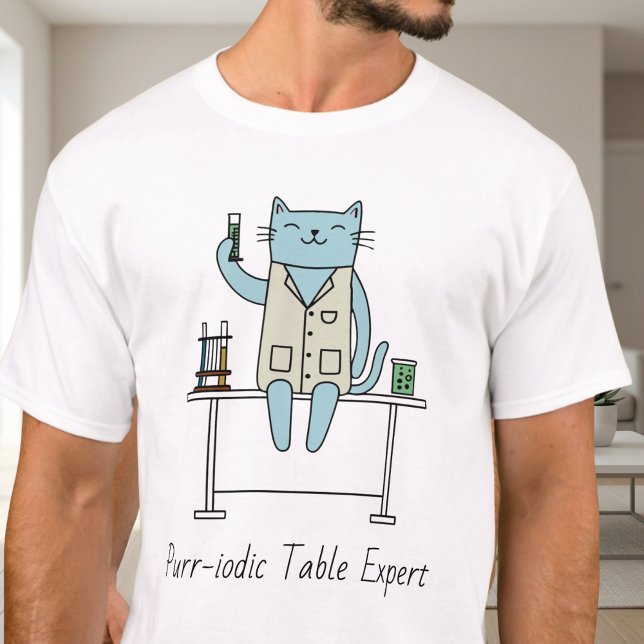 T-shirt Scientifique chat, Chats de chimie, passionnés de  (Créateur téléchargé)