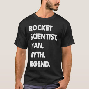 T-shirt Scientifique de fusée homme mythe légende