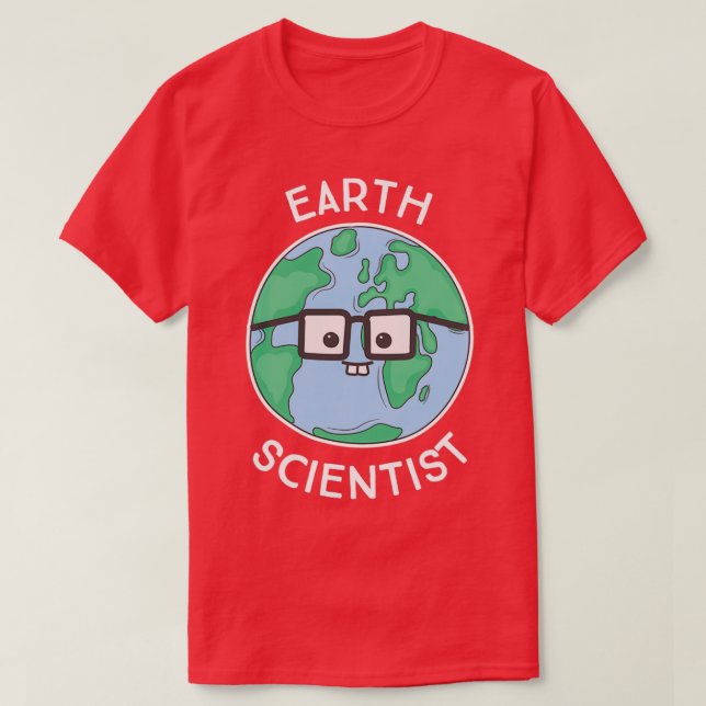 T-shirt Scientifique de la Terre (Design devant)