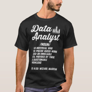 T-shirt Scientifique des données Définition de l'analyste