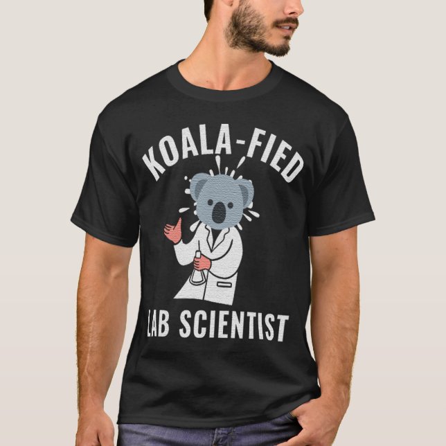 T-SHIRT SCIENTIFIQUE DU LABORATOIRE À FILES KOALA - SCIENT (Devant)