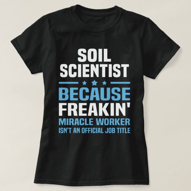 T-shirt Scientifique du sol (Design devant)
