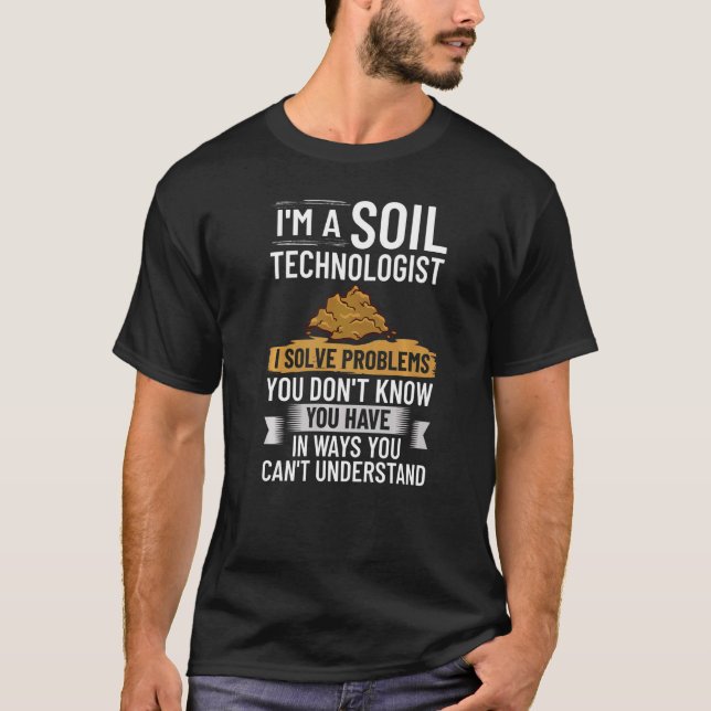 T-shirt Scientifique du sol Management Science Gardener Ga (Devant)