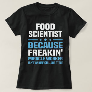 T-shirt Scientifique en alimentation