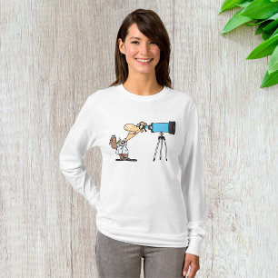 T-shirt Scientifique en astronomie télescope Humour scient
