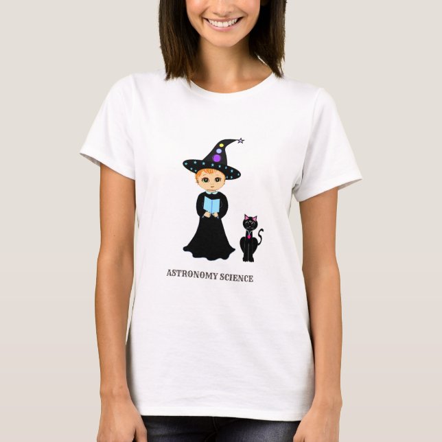 T-shirt Scientifique Mignon et Chat (Devant)