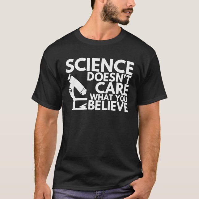 T-shirt Scientifique Nerd de Biologie Technicien de Labo (Devant)