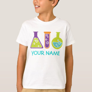 T-shirt Scientifique personnalisé Cute Kids Lab Tee - shir