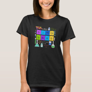 T-shirt Scientifique Science Chimie Fan Elements Professeu