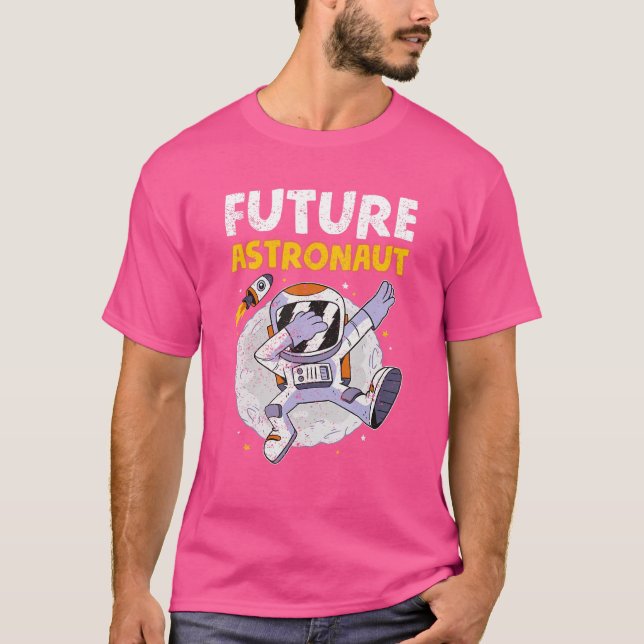 T-shirt Scientifique Space Travel Rocket Dabbing Future As (Devant)