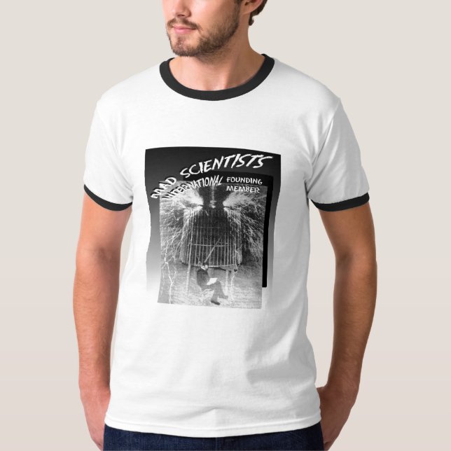 T-shirt Scientifiques fous Tesla International-Nicola (Devant)