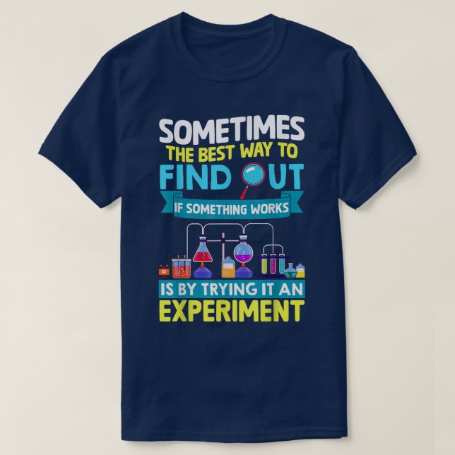 T-shirt Scientifiques Professeurs scientifiques Amateurs d (Design devant)