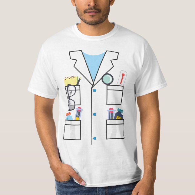 T-shirt Scientist Halloween Costume Cute Chemist Science  (Devant)