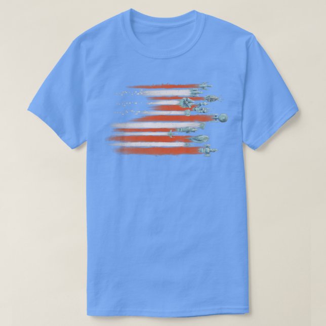 T-shirt SciFlyers vintages (Design devant)