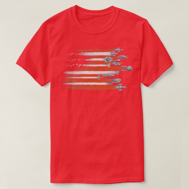 T-shirt SciFlyers vintages (Design devant)