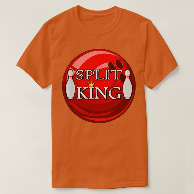 T-shirt Scinder King Bowling Bowling T (Design devant)