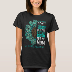 T-shirt Scleroderma Awareness Ribbon Maman Warrior