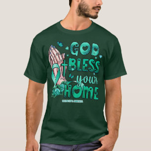 T-shirt Scleroderma Sensibilisation Dieu bénisse la foi ho
