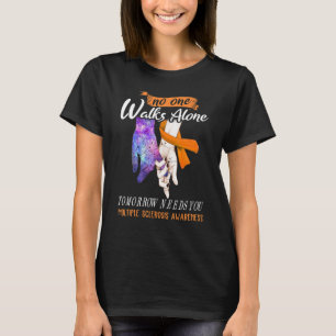 T-shirt Sclérose en plaques Demain personne ne marche seul
